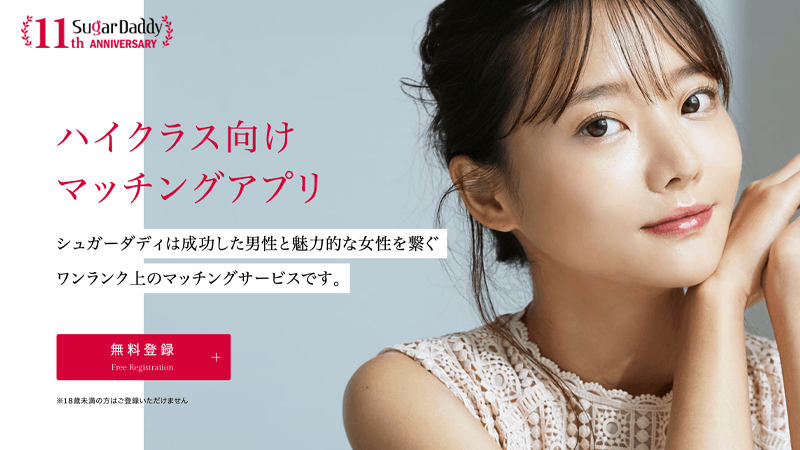 SugarDaddyのサービス紹介